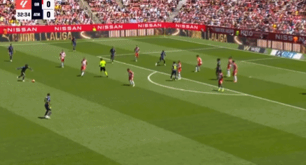 ⚽西甲半场：双方破门乏术，阿尔瓦雷斯远射造险，马竞客场暂0-0赫罗纳